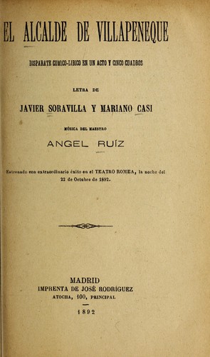 Cover for El alcalde de Villapeneque