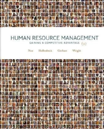 Cover for Human Resource Management 6Ed
