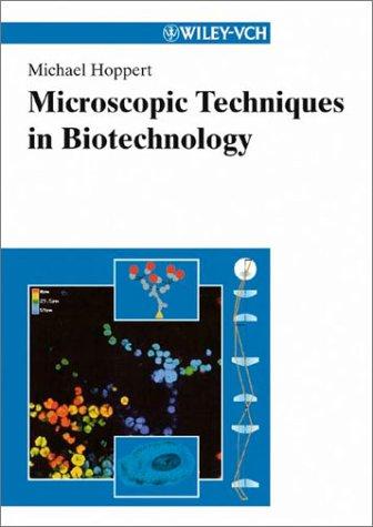 Cover for Microscopic techniques in biotechnology