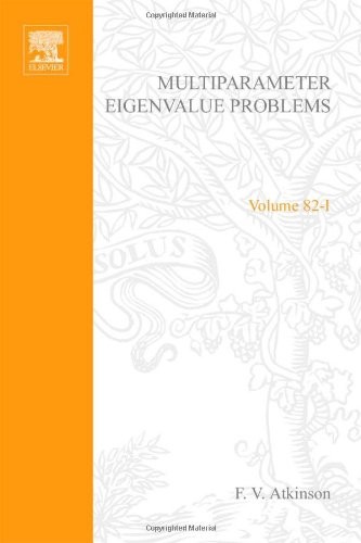 Cover for Multiparameter eigenvalue problems