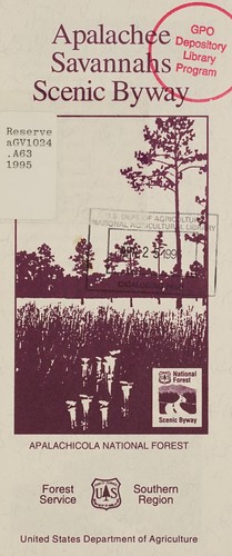 Cover for Apalachee Savannahs scenic byway