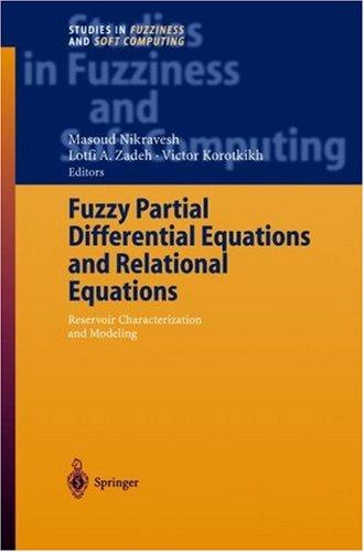 Cover for Fuzzy Partial Differential Equations and Relational Equations