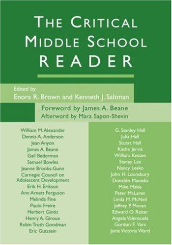 Cover for The critical middle school reader