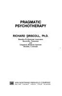 Cover for Pragmatic psychotherapy