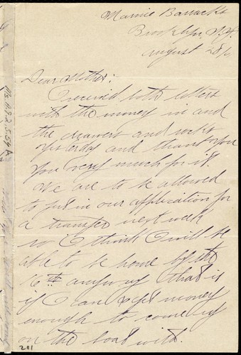 Cover for [Letter to] Dear Mother