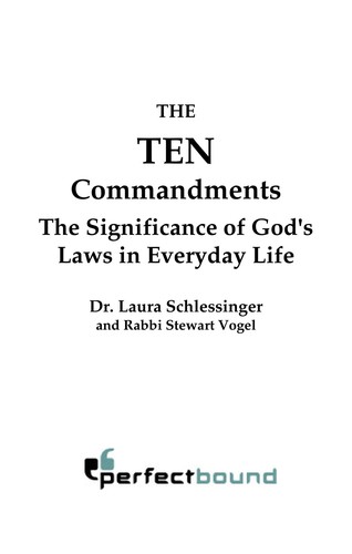 Cover for The Ten Commandments