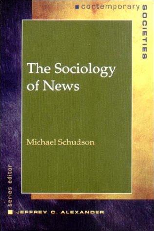 Cover for The sociology of news