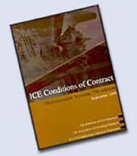 Cover for ICE Conditions of Contract