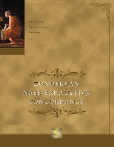 Cover for Zondervan NASB exhaustive concordance.