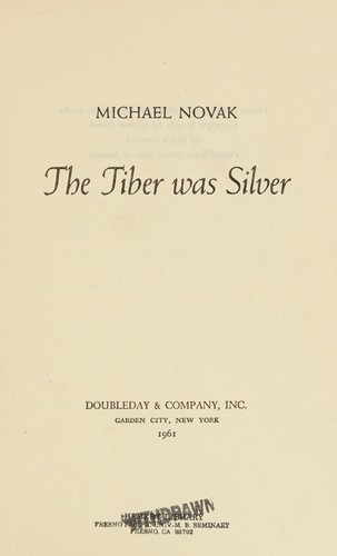 Cover for The Tiber was silver.