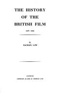 Cover for History of the British Film, 1918-29