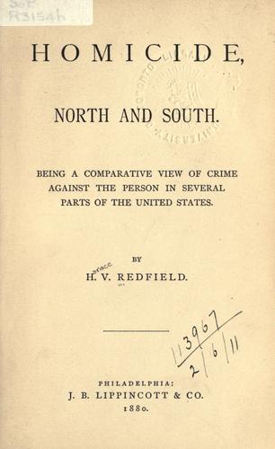 Cover for Homicide, North and South
