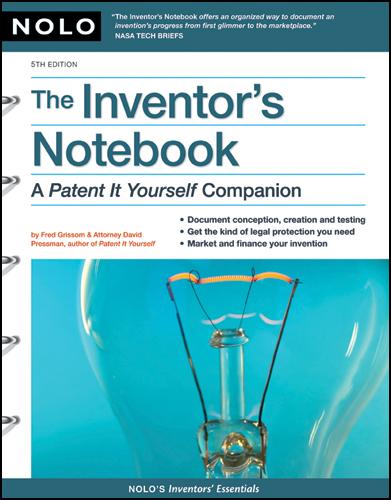 Cover for Inventor's Notebook,The