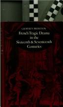 Cover for French tragic drama in the sixteenth and seventeenth centuries.