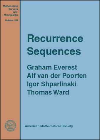 Cover for Recurrence sequences