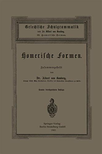 Cover for Griechische Schulgrammatik