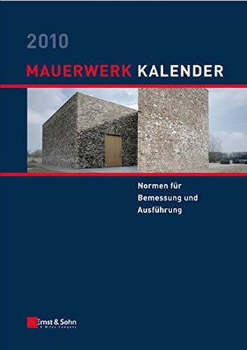 Cover for Mauerwerk-Kalender 2010