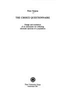 Cover for The choice questionnaire