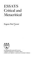 Cover for Essays critical and metacritical