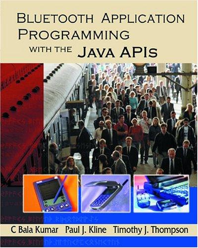 Cover for Bluetooth application programming with the Java APIs