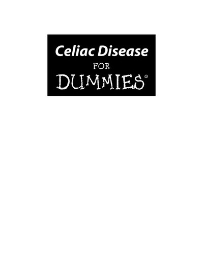 Cover for Celiac disease for dummies