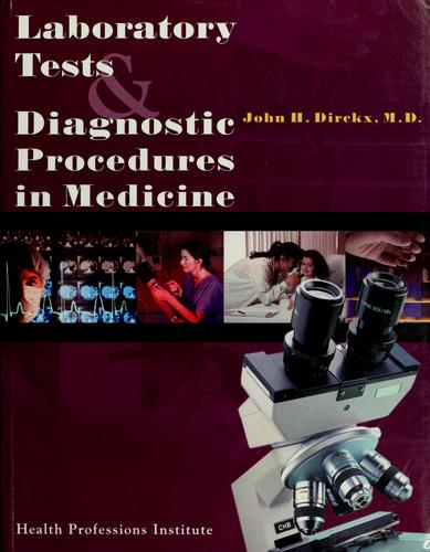 Cover for Laboratory tests and diagnostic procedures in medicine