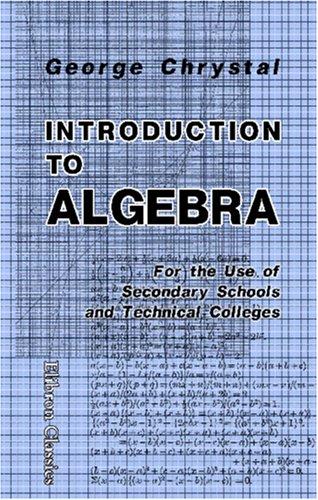 Cover for Introduction to Algebra