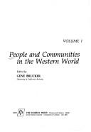 Cover for People and communities in the Western world