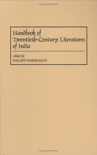 Cover for Handbook of twentieth-century literatures of India