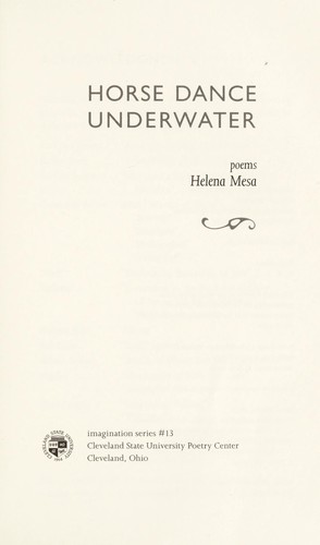 Cover for Horse dance underwater