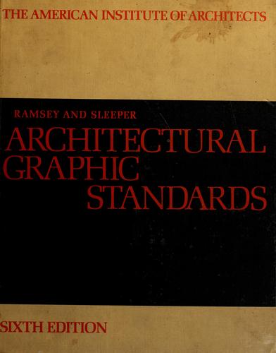 Cover for Architectural graphic standards