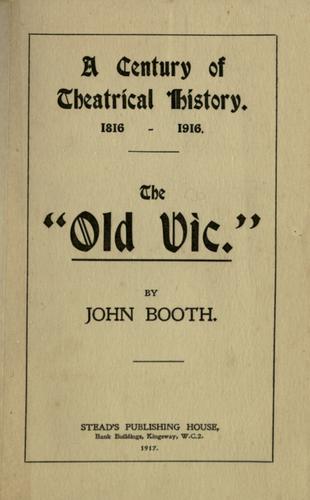 Cover for A century of theatrical history, 1816-1916