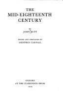 Cover for The mid-eighteenth century
