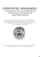 Cover for Contested resources
