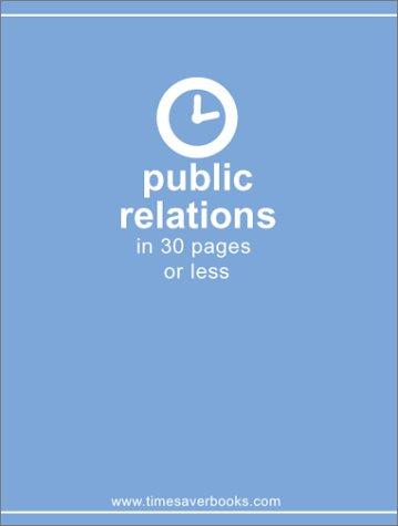Cover for Public Relations in 30 Pages or Less