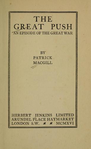 Cover for The Great push