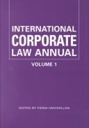 Cover for International Corporate Law