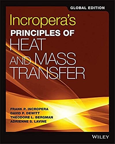 Cover for Incropera's Principles of Heat and Mass Transfer