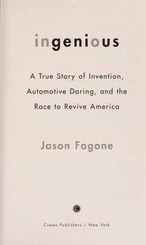 Cover for Ingenious