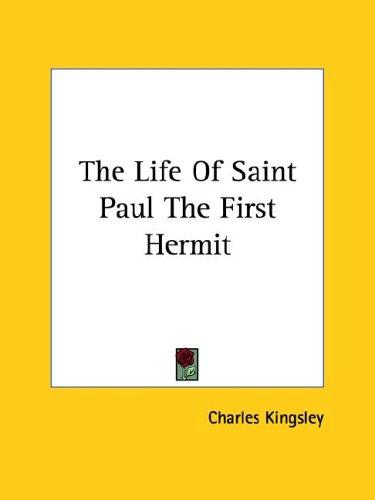 Cover for The Life of Saint Paul the First Hermit