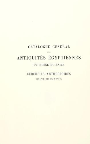 Cover for Cercueils anthropoïdes des prêtres de Montou