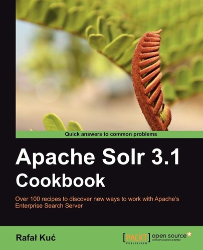 Cover for Apache Solr 3.1 cookbook