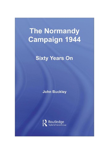 Cover for The Normandy Campaign 1944