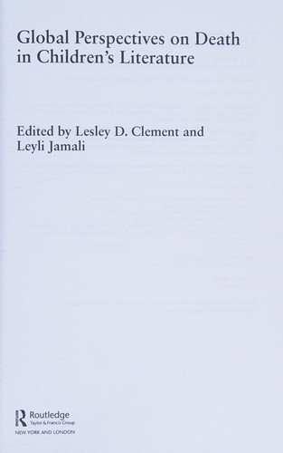 Cover for Global Perspectives on Death in Children's Literature