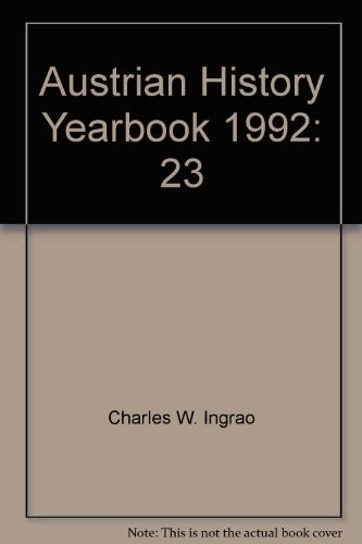 Cover for Austrian History Yearbook, 1992 (vol. 023)