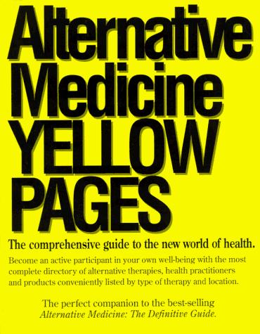 Cover for Alternative Medicine Yellow Pages