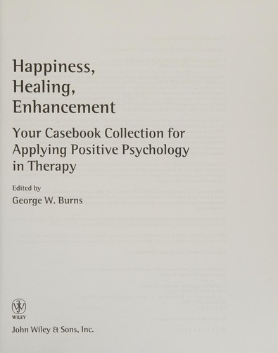 Cover for Happiness, healing, enhancement