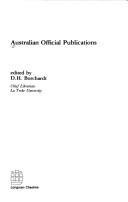 Cover for Australian official publications