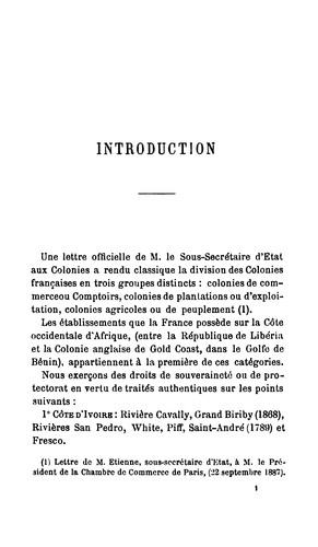 Cover for Côte occidentale d'Afrique: les établissements français du golfe de Bénin : géographie, commerce ...
