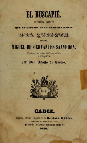 Cover for El buscapié
